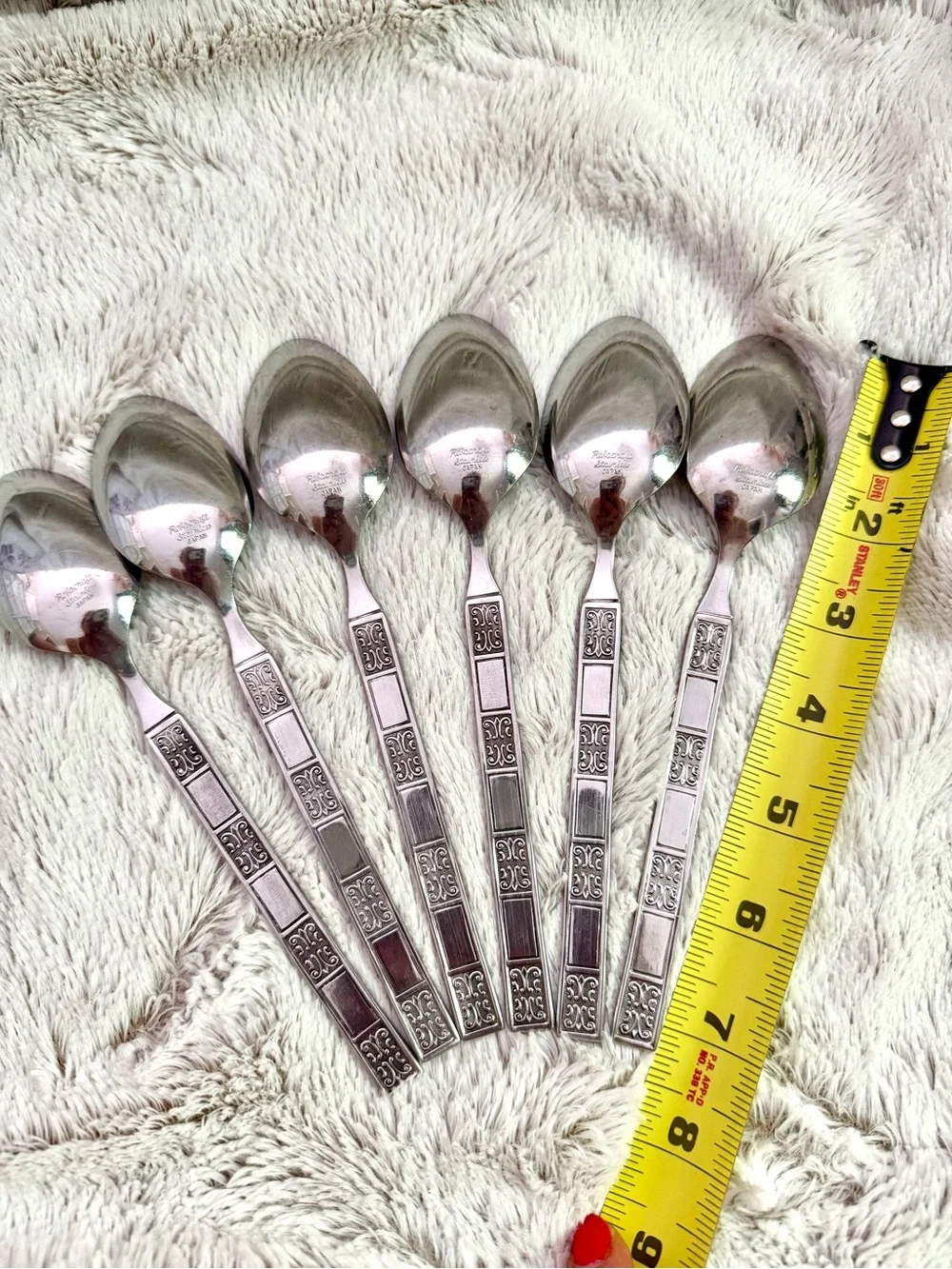 Vintage 1970’s Rebacraft Stainless Steel spoons made in Japan - Set of 6